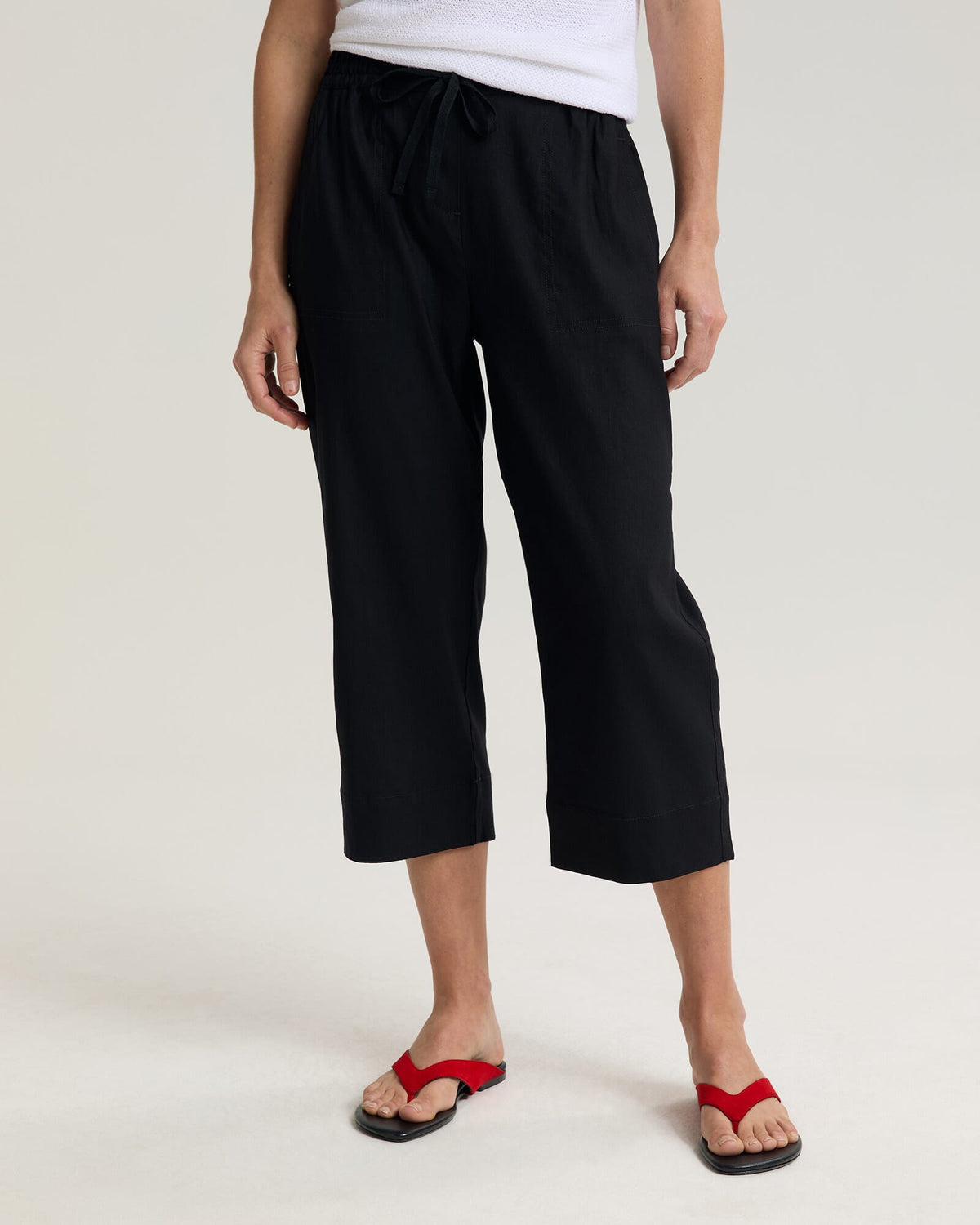 Rosa Crop Linen Pant