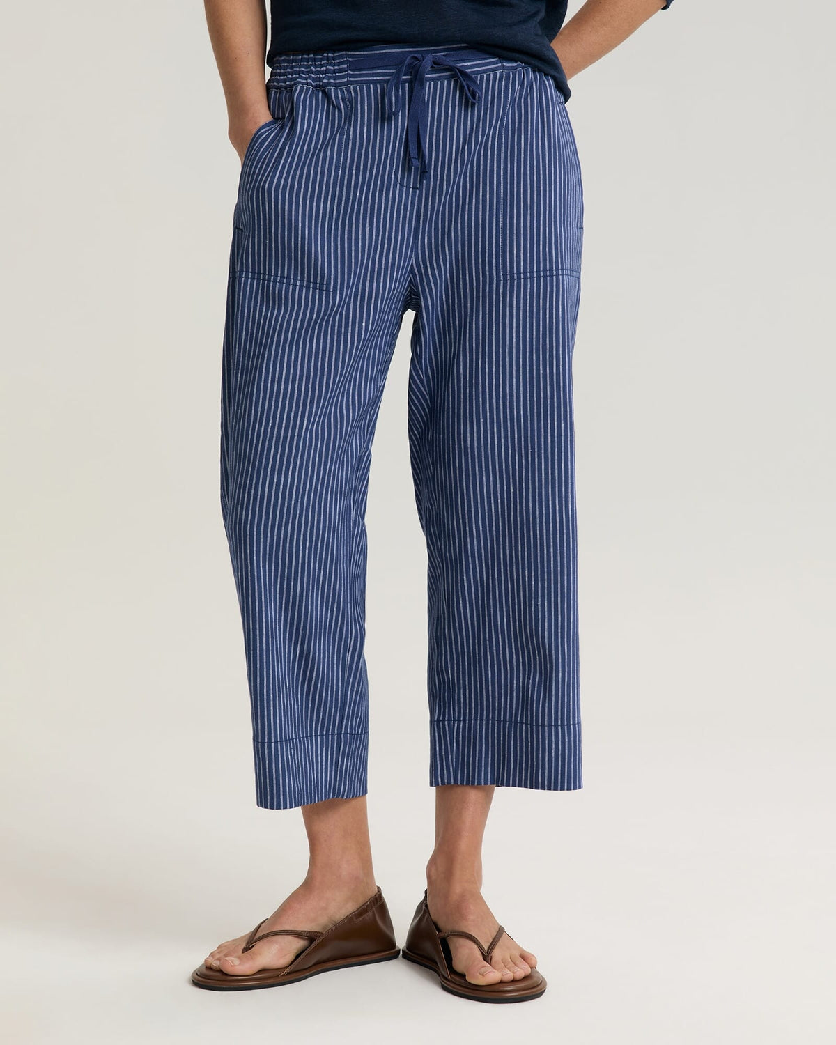 Rosa Crop Linen Pant