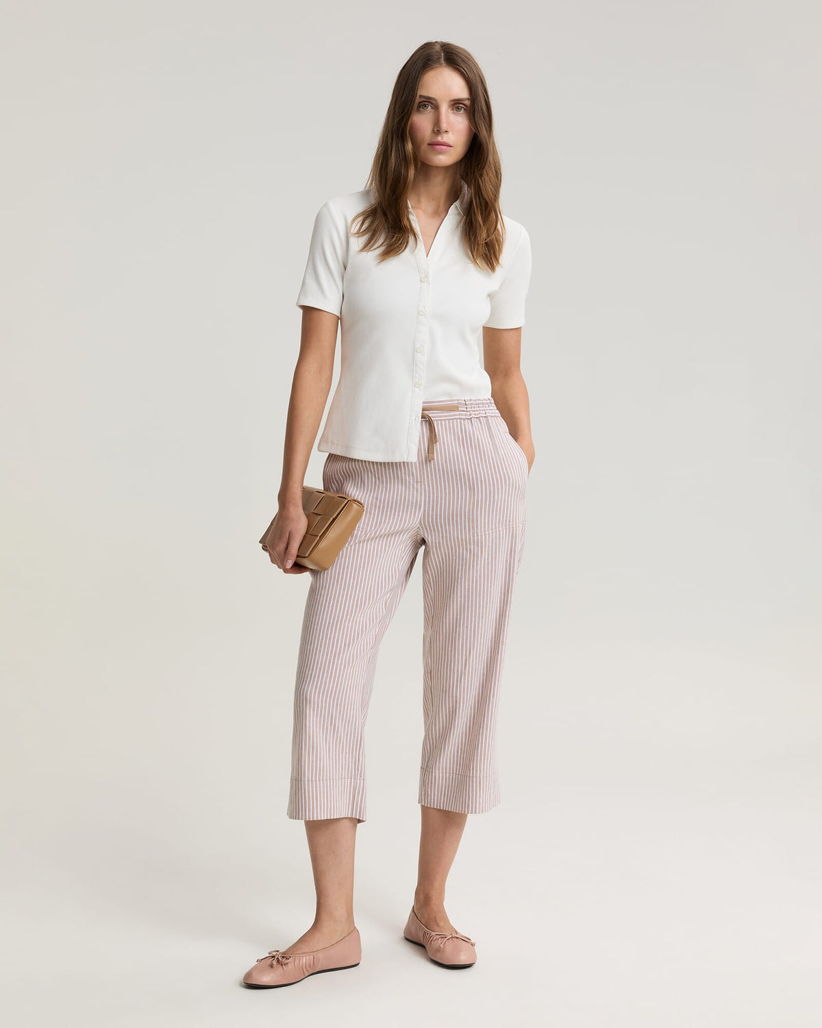 Rosa Crop Linen Pant