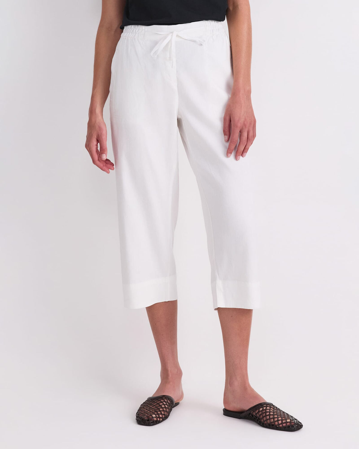 Rosa Crop Linen Pant
