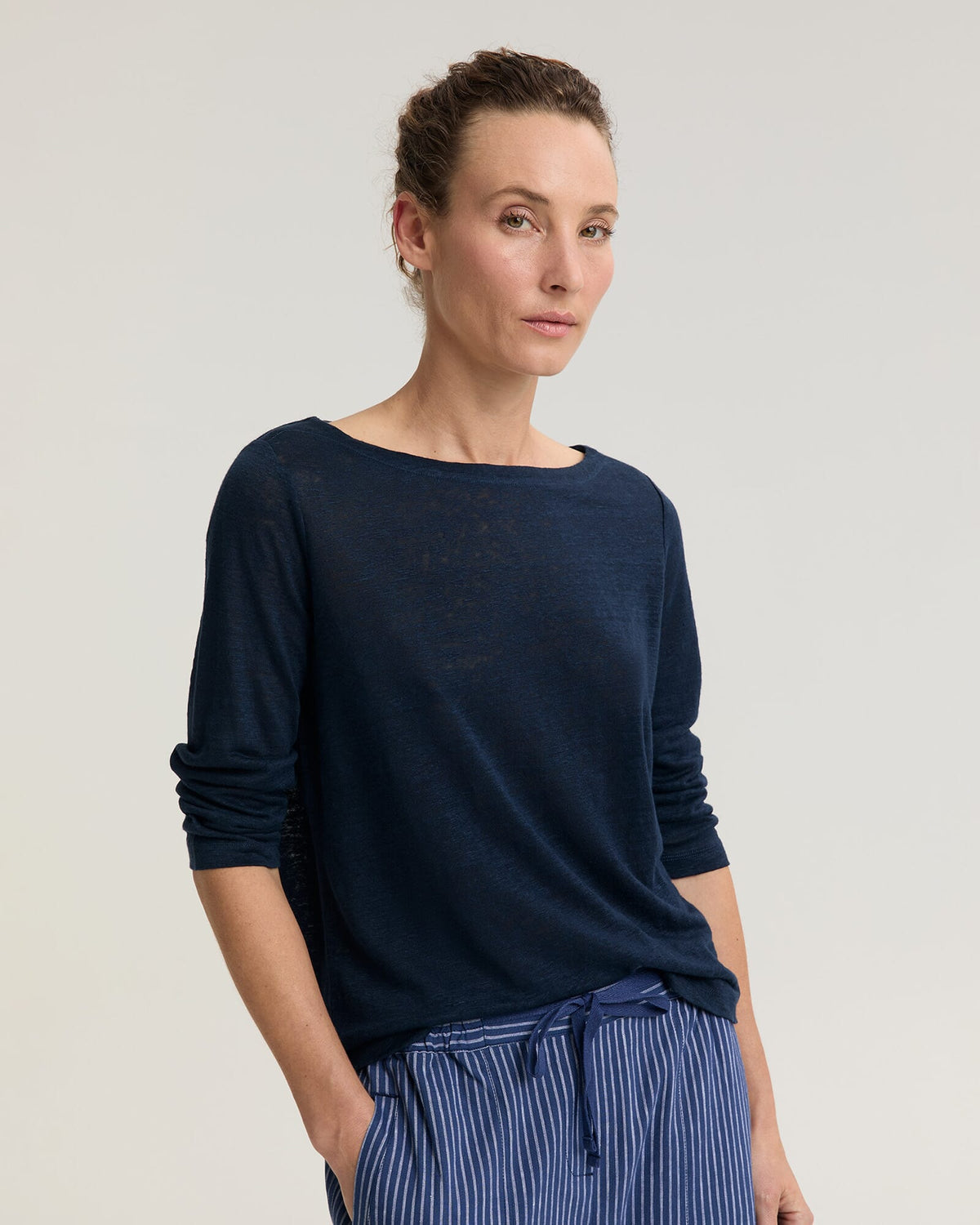 Cecile Linen Top