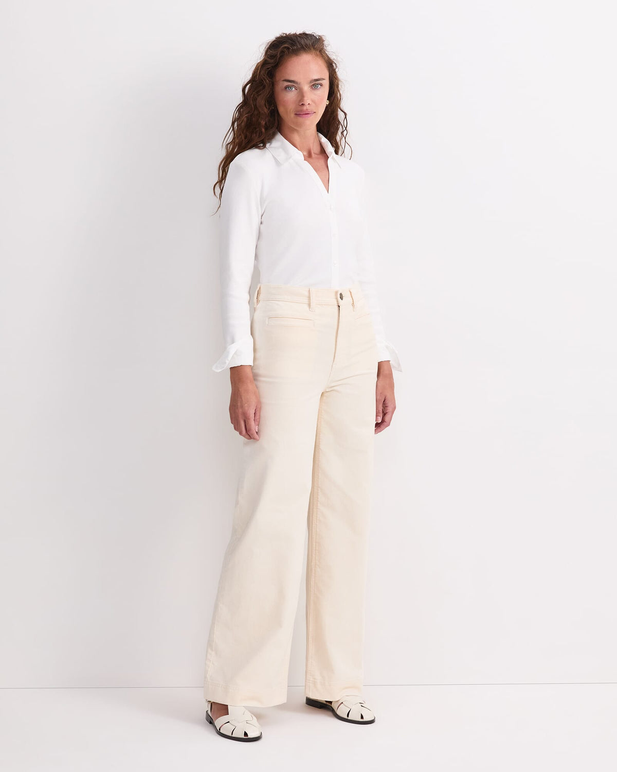 Cleo Cord Wide Leg Jean
