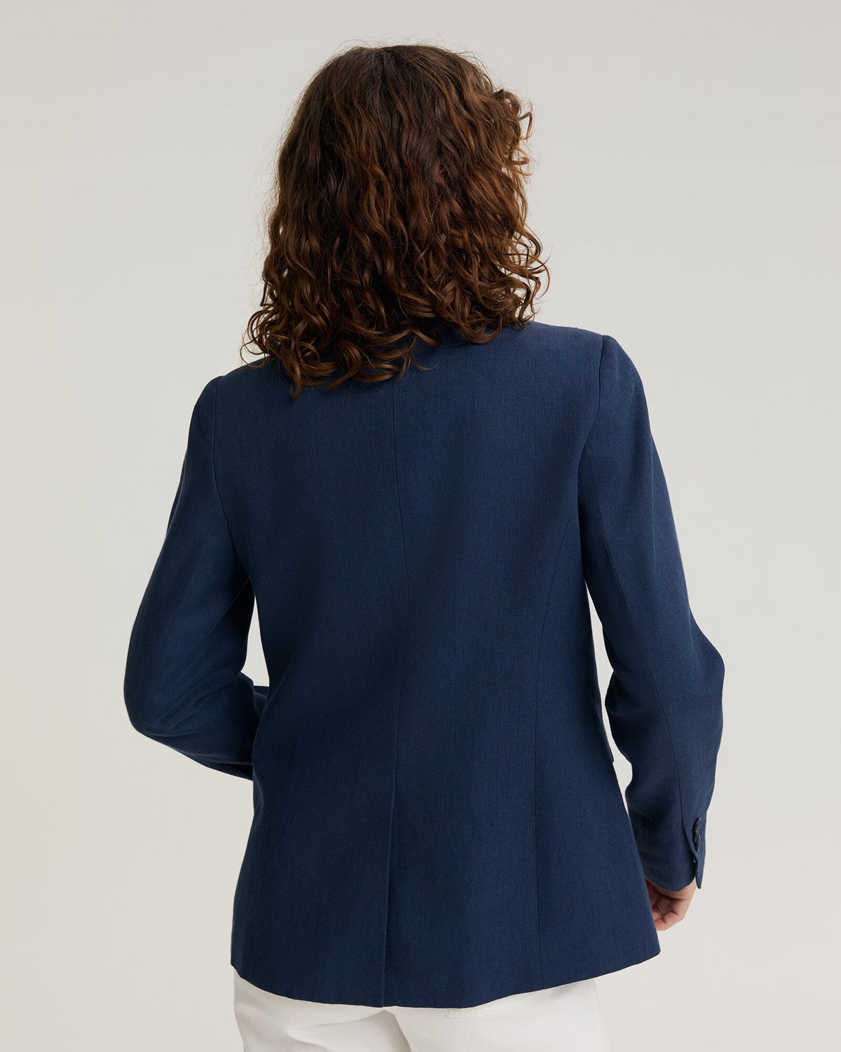 Freya Short Linen Blazer