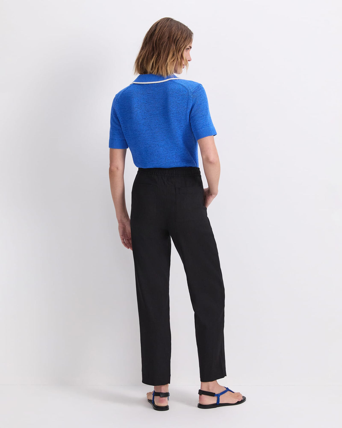 Rosa Tapered Linen Pant