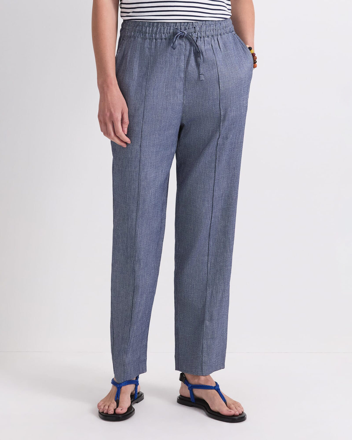 Rosa Tapered Linen Pant
