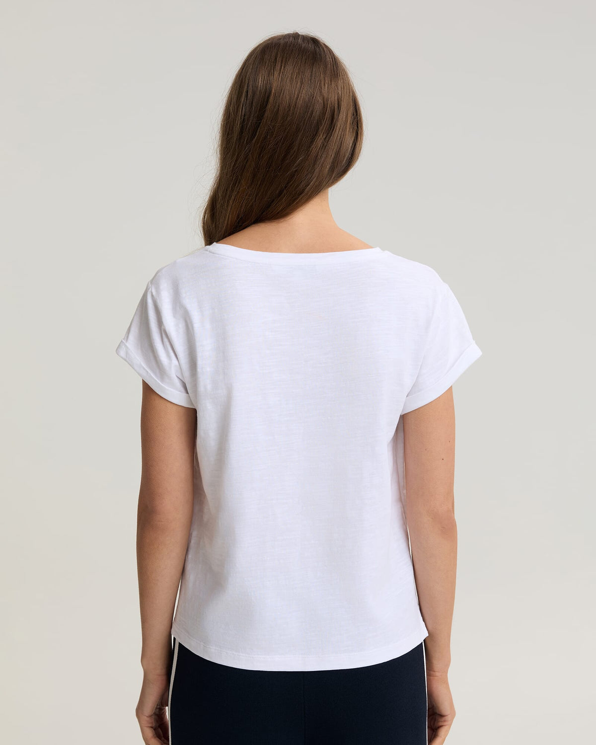 Alexa Slub Cotton Tee
