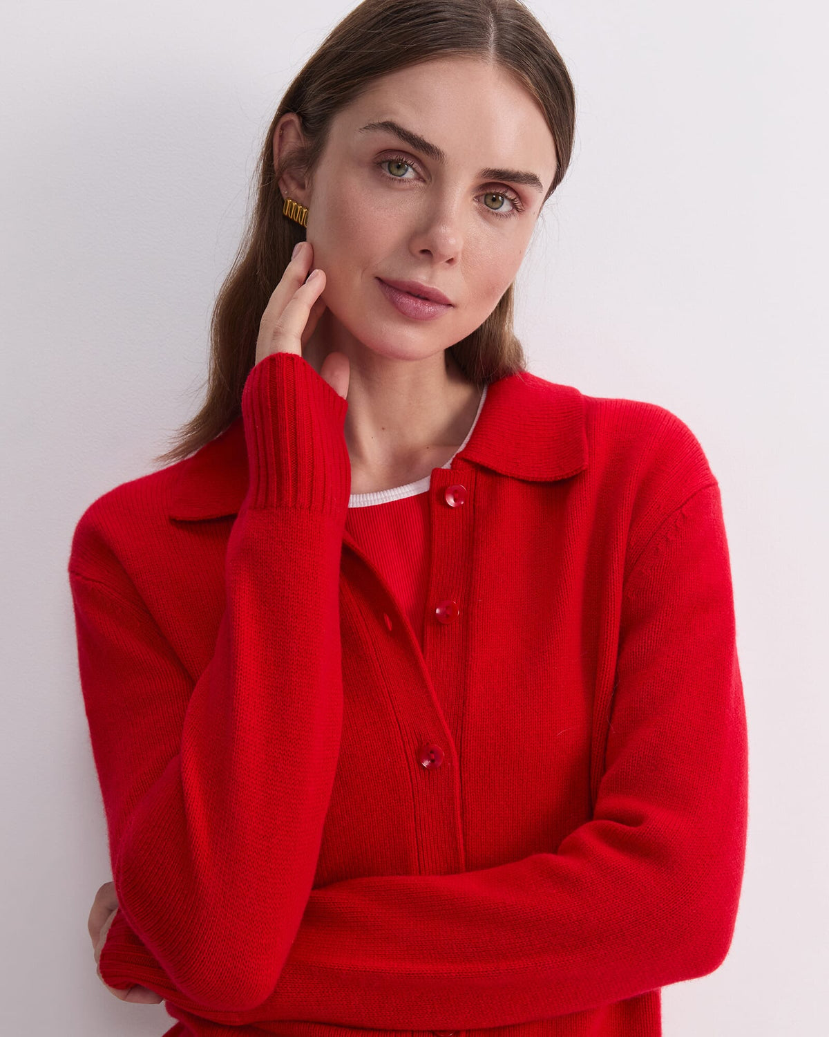 Sunshine Merino Shirt Cardigan
