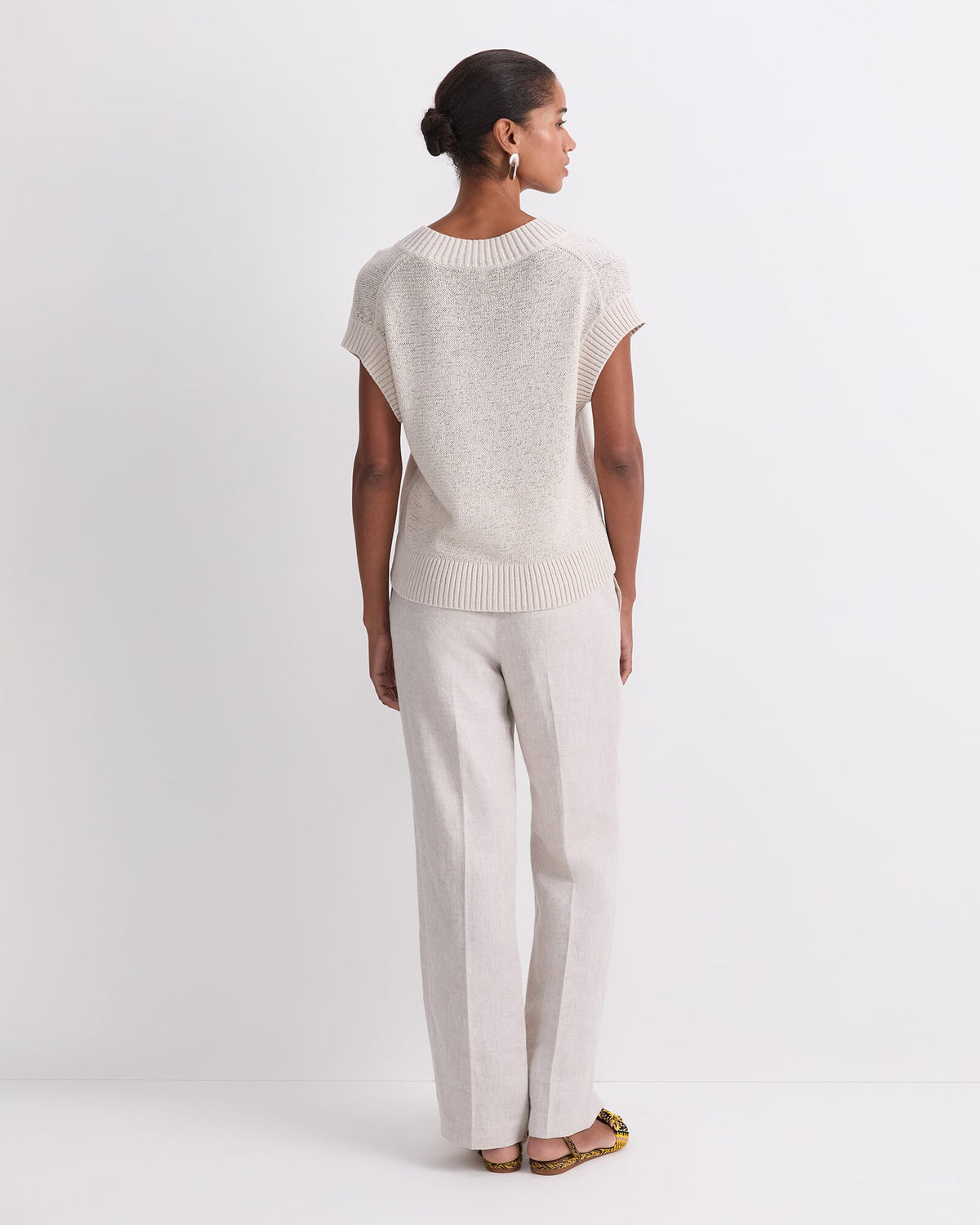 Josie Tape Yarn V-Neck Tank
