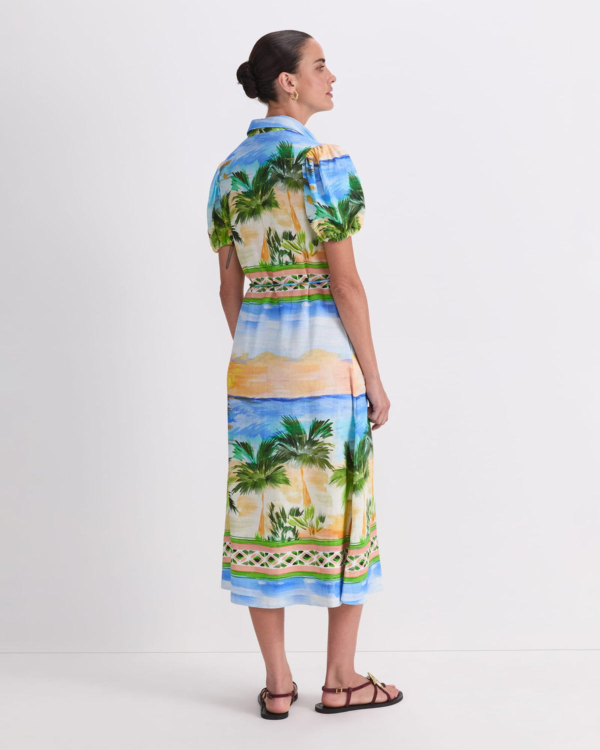 Sunset Palm Dress