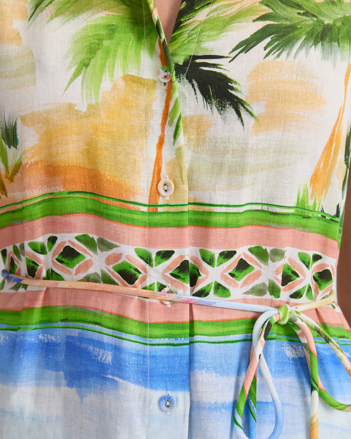 Sunset Palm Dress