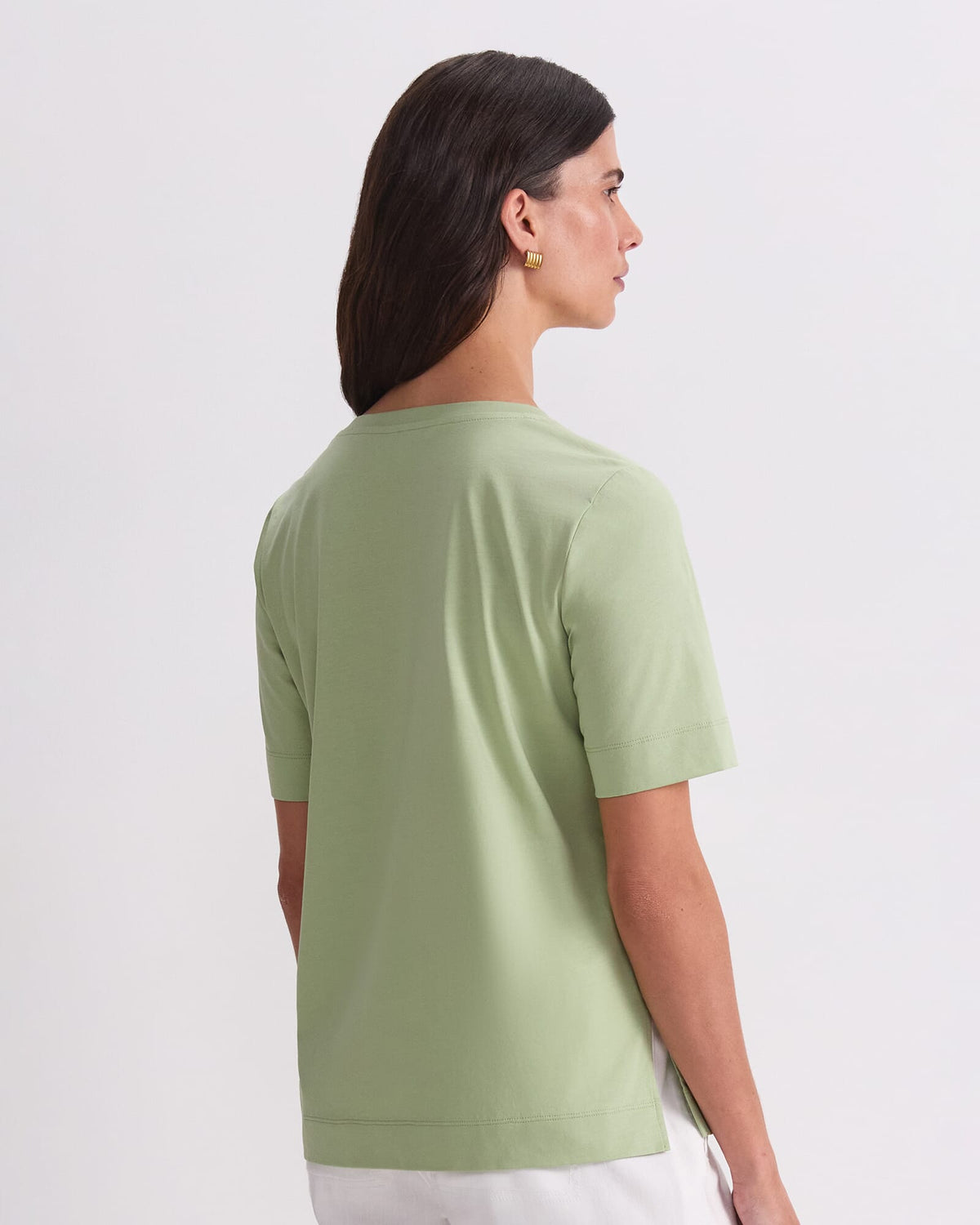 Mercerised Cotton Short Sleeve Tee