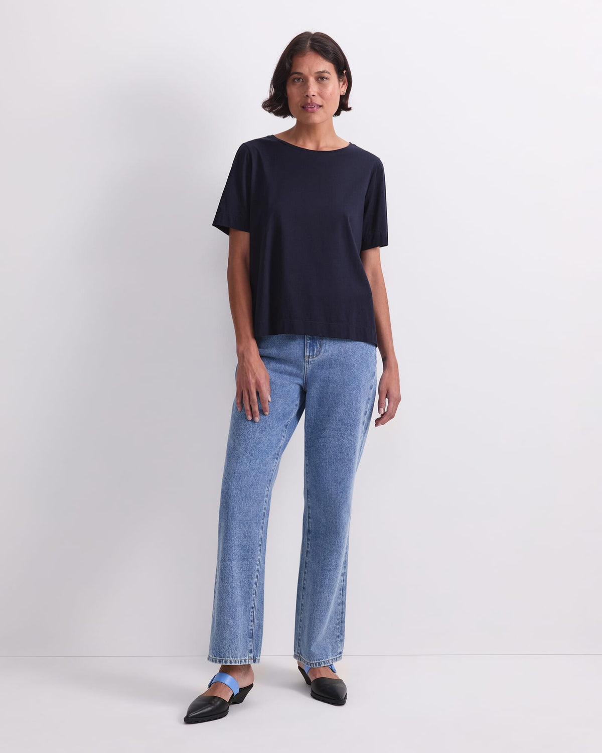 Mercerised Cotton Short Sleeve Tee