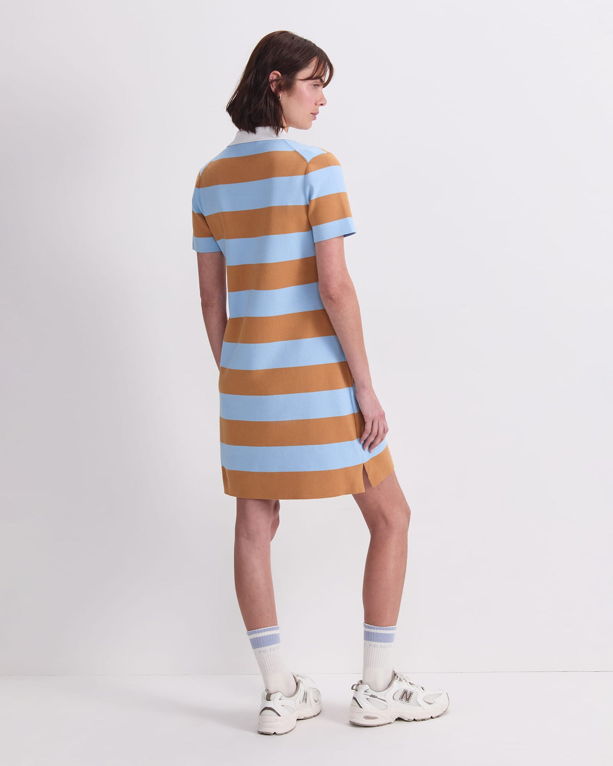 Knit Polo Mini Dress