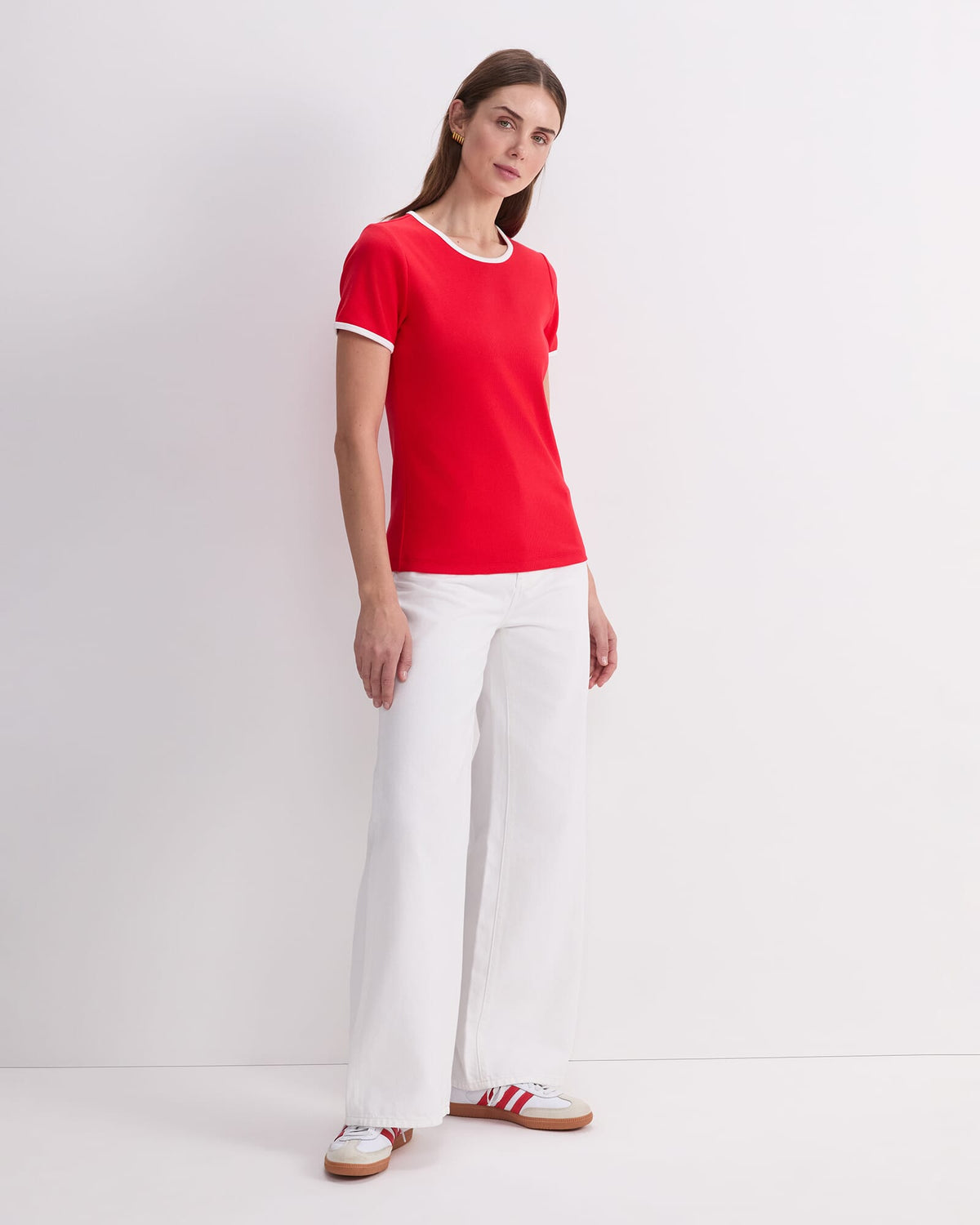 Staple Cotton Blend Tee