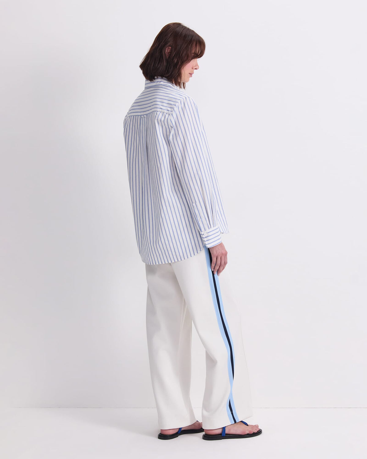 Logo Stripe Pocket Shirt