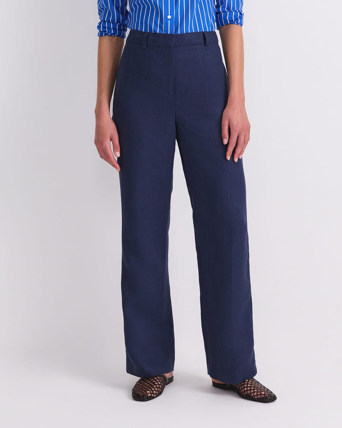 Freya Straight Linen Pant
