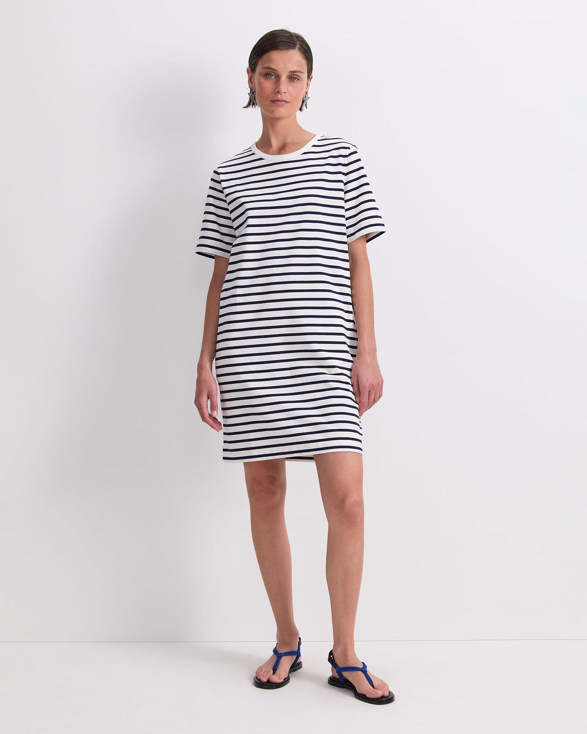 Stripe Shopper Mini Dress