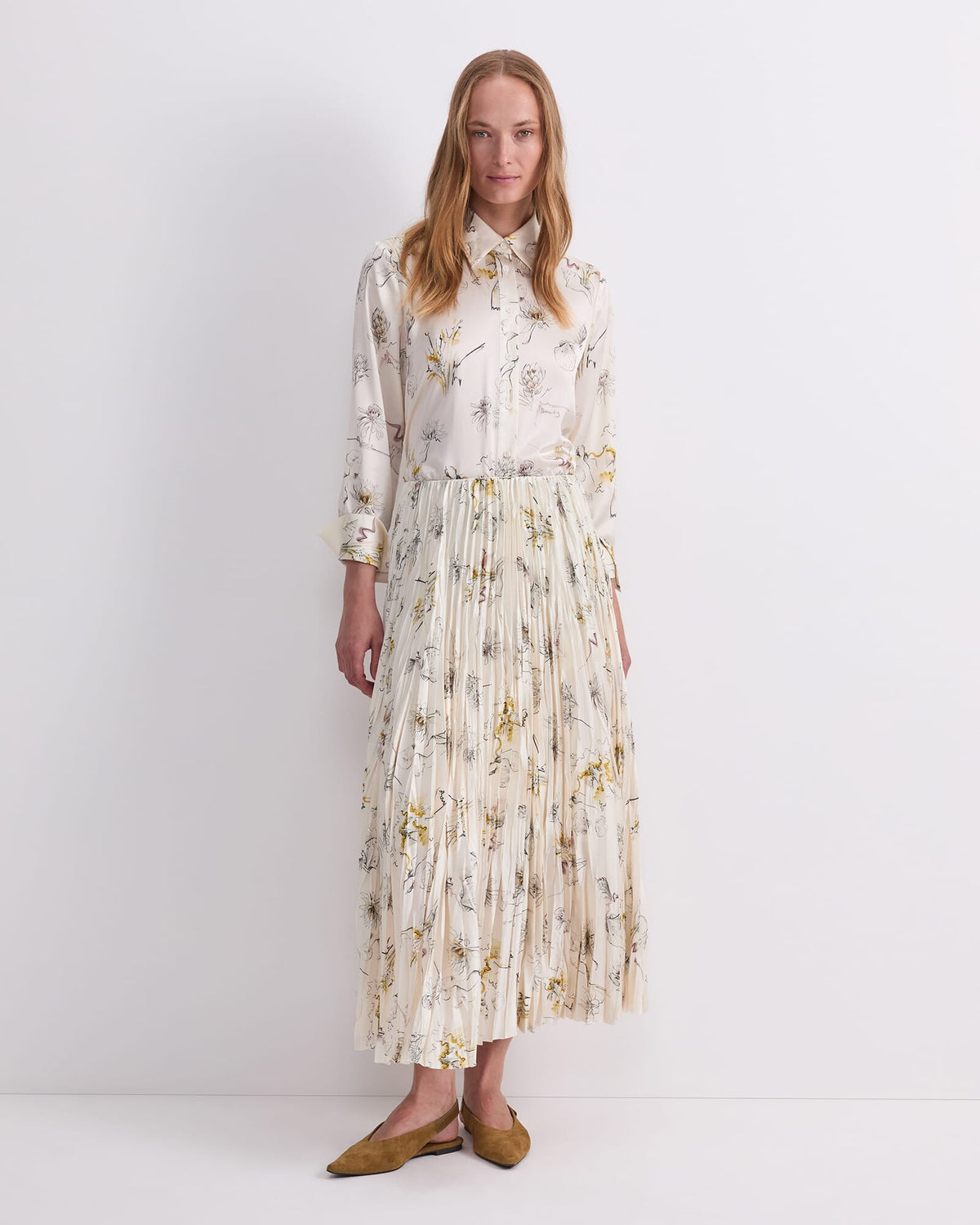 Yara Pleated Skirt