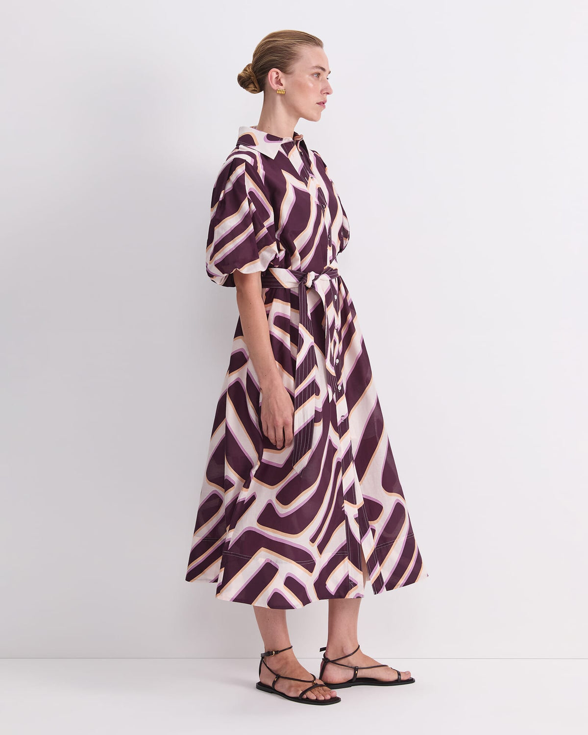 Penny Print Midi Dress
