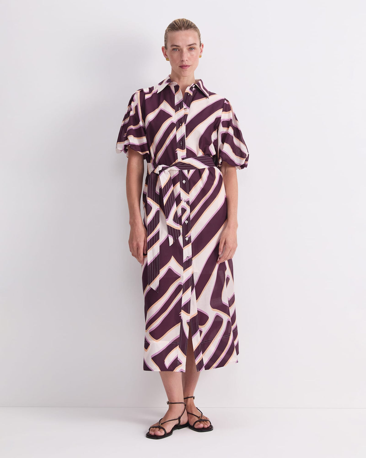 Penny Print Midi Dress