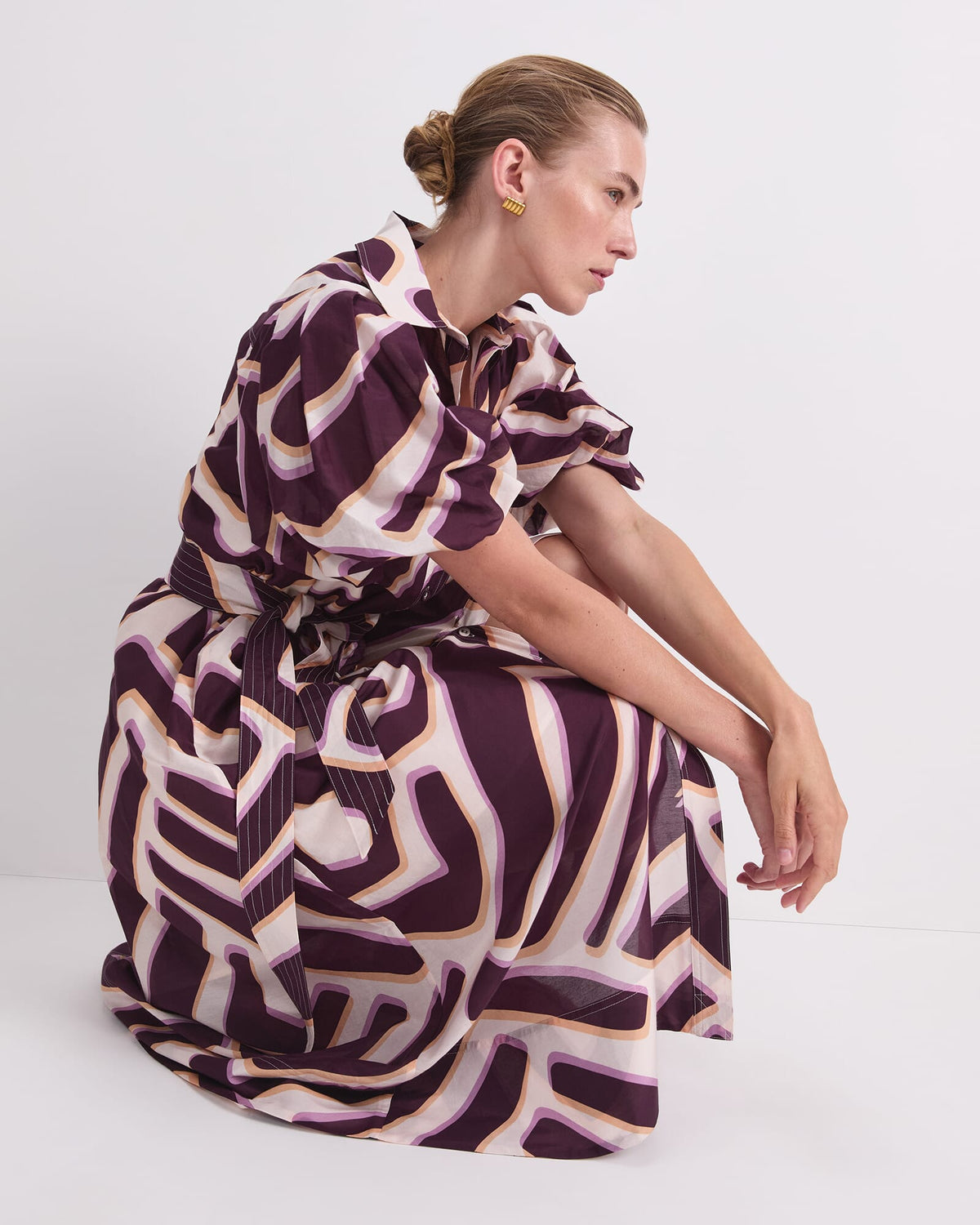 Penny Print Midi Dress