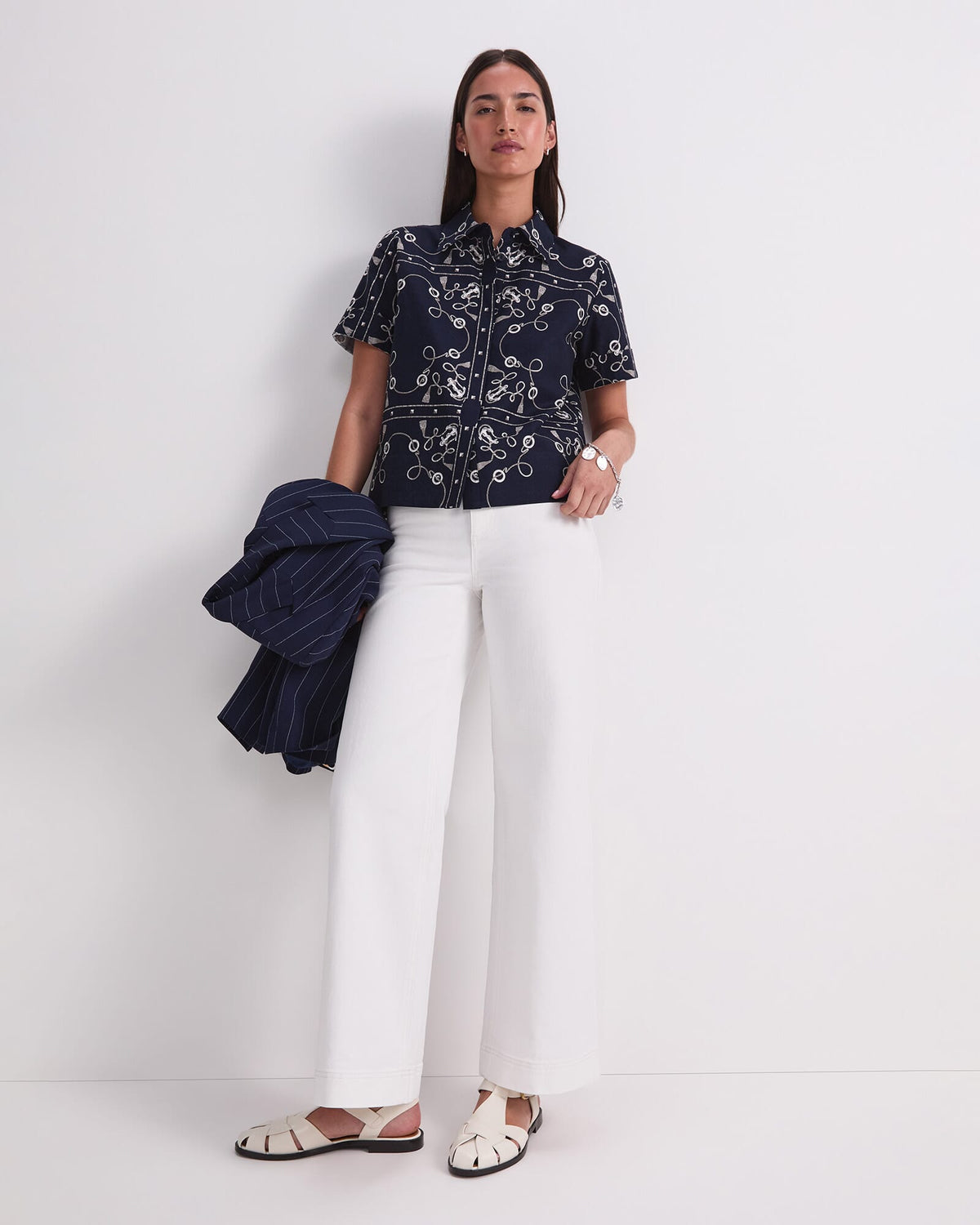 Sardinia Print Blouse