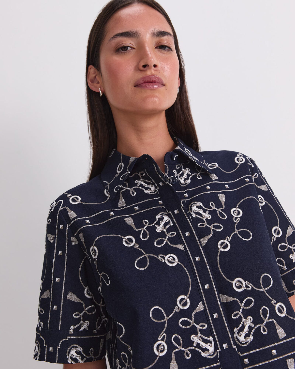 Sardinia Print Blouse