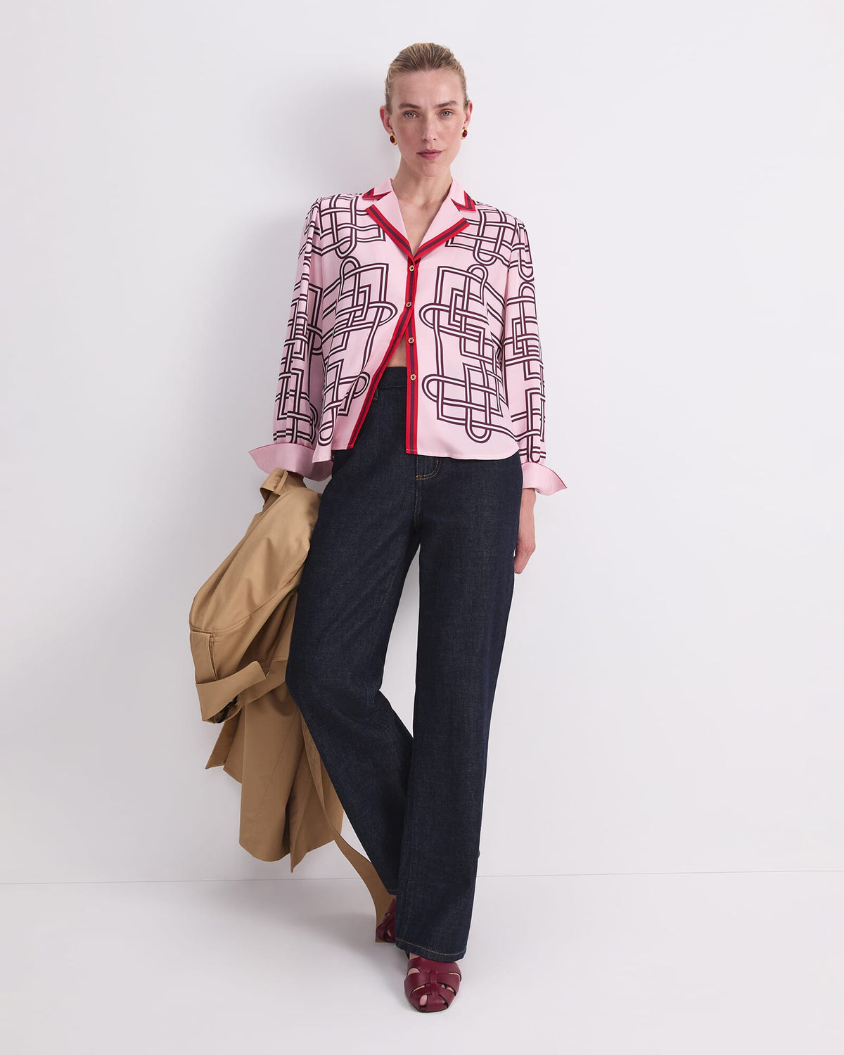 Rhodes Print Blouse