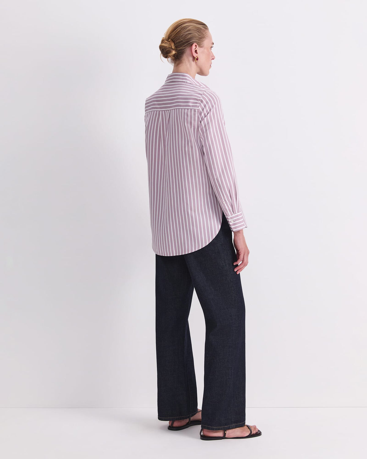 Hannah Stripe Cotton Silk Shirt