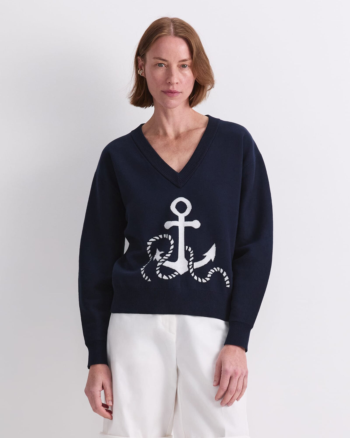 Anchor Jaquard Sweater
