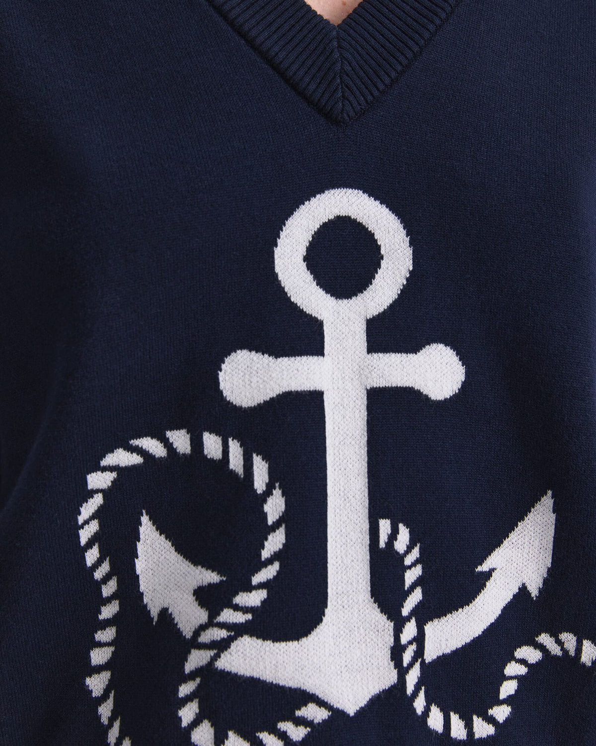 Anchor Jaquard Sweater