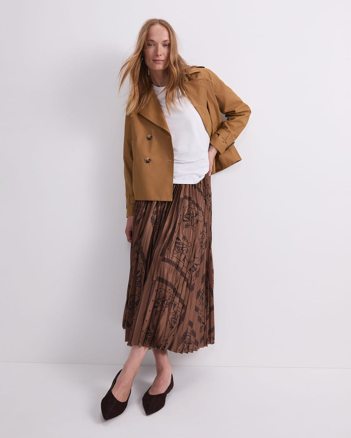Audrey Crop Trench