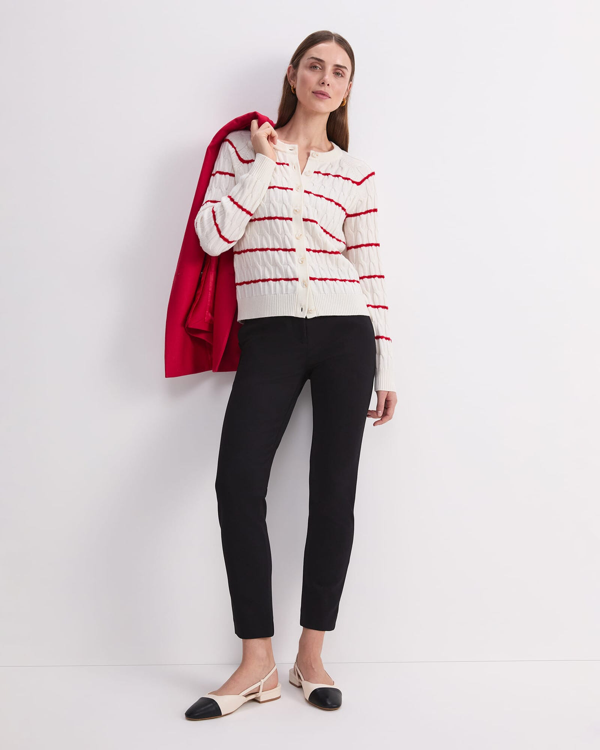 Merino Cable Cardigan