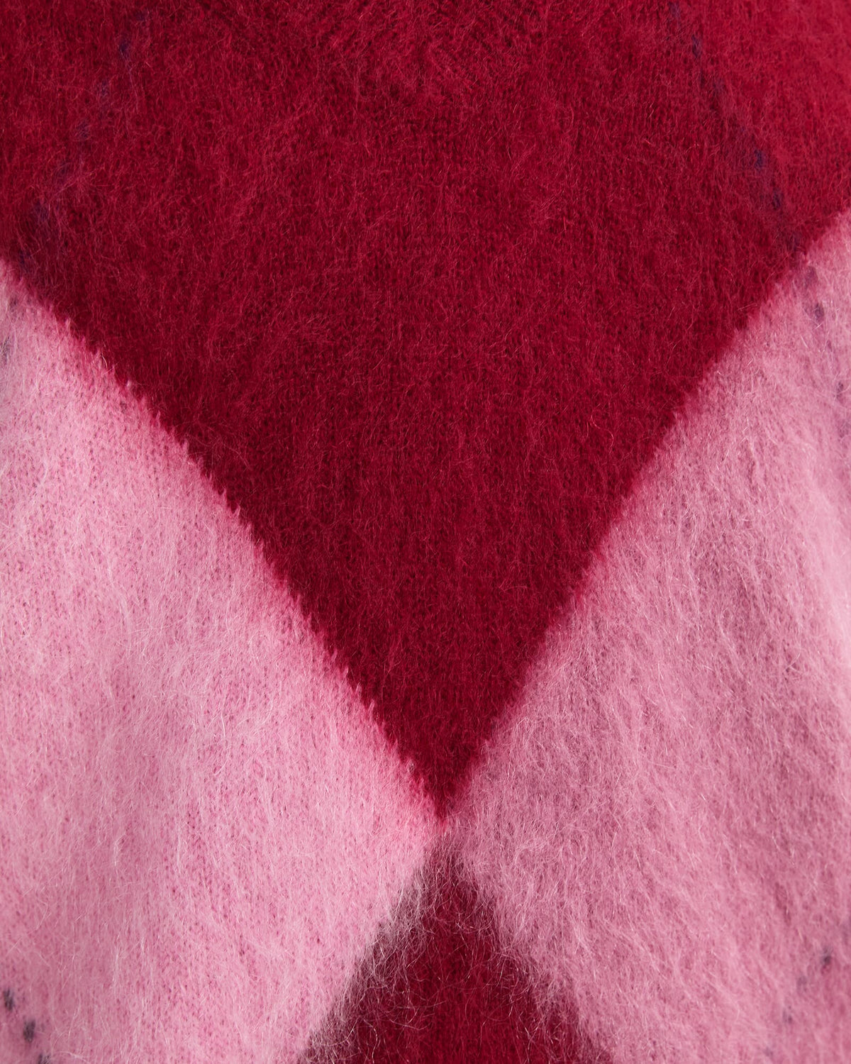 Tatiana Mohair Argyle Knit