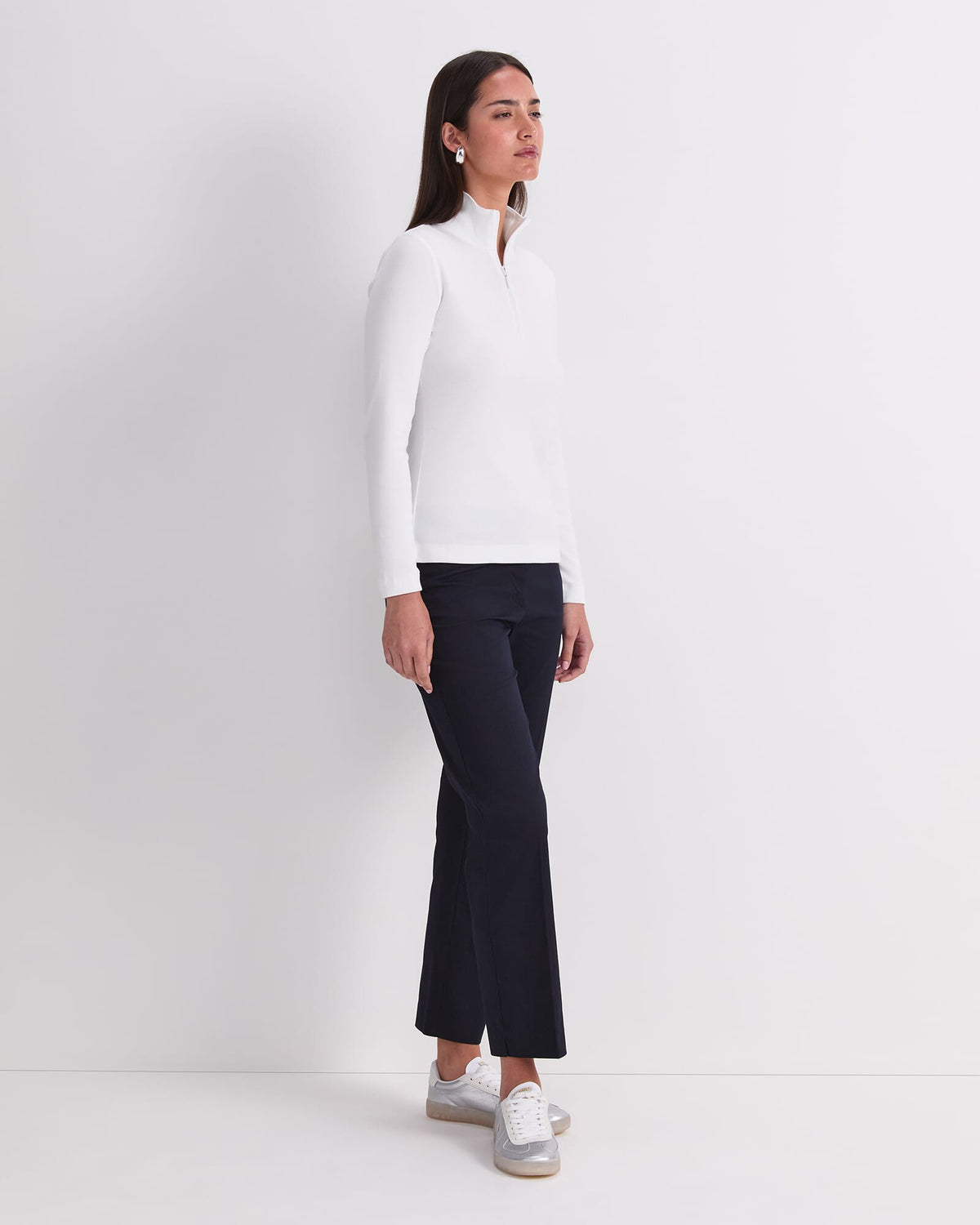Lucy Zip Funnel Neck