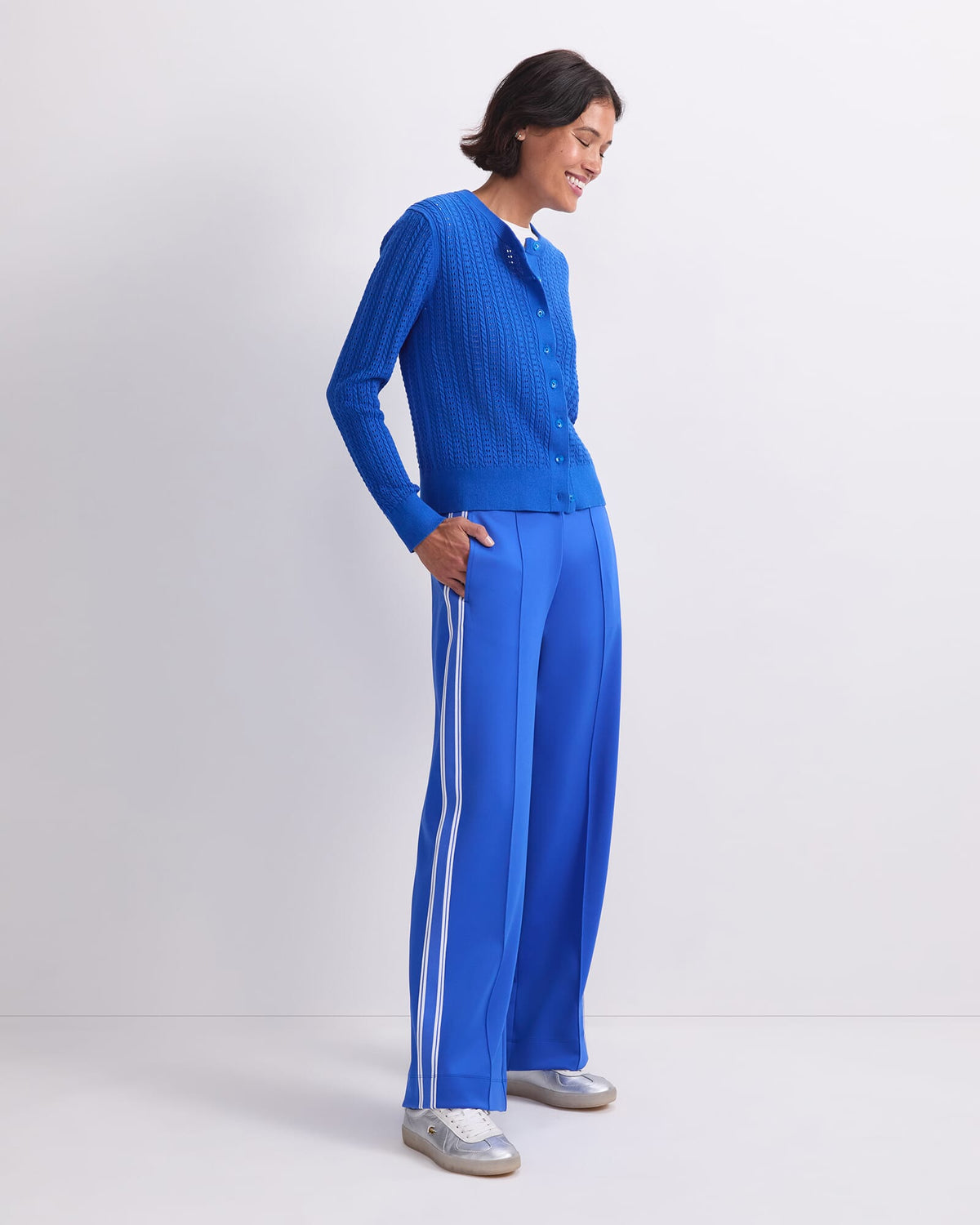Elka Cable Pointelle Cardigan