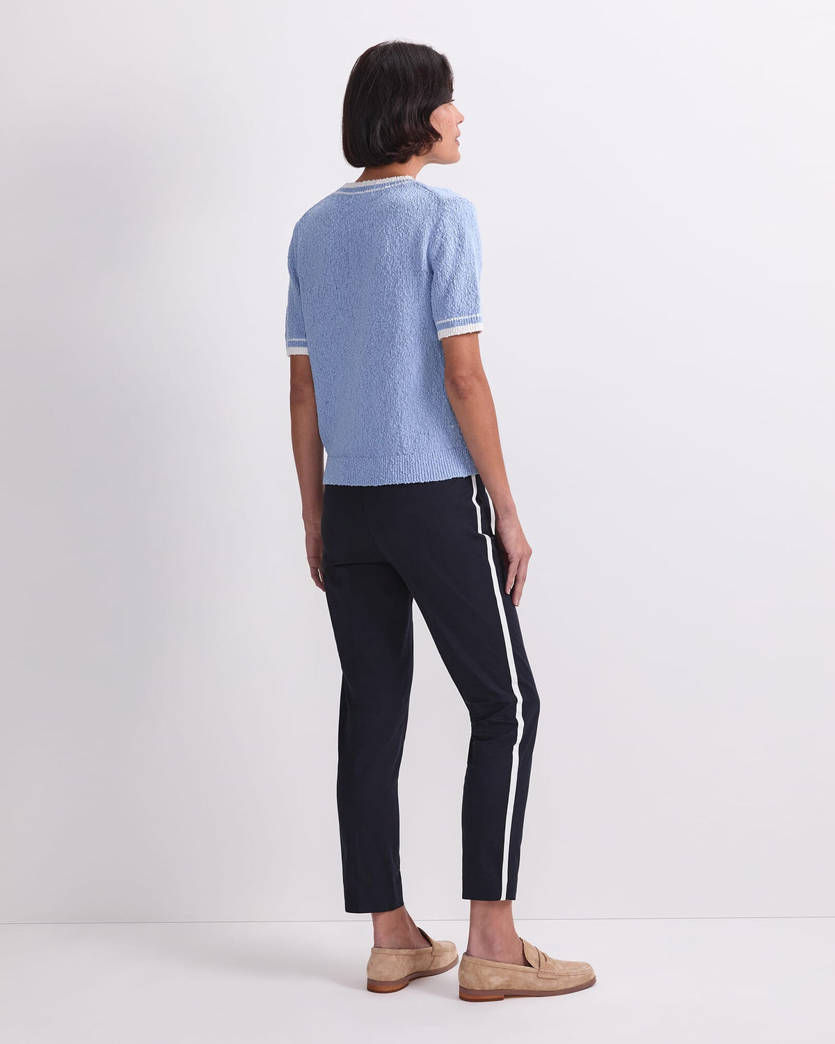 Cotton Crew Neck Knit