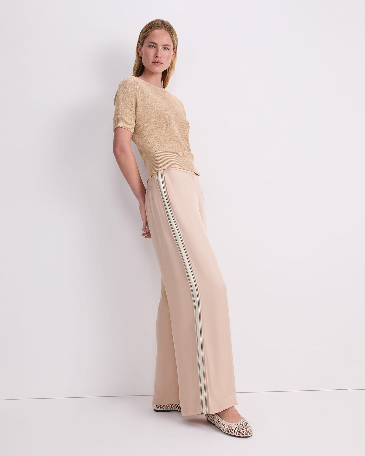 Josie Tape Yarn Batwing Tee