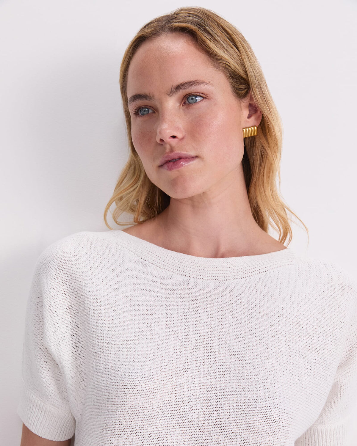 Josie Tape Yarn Batwing Tee
