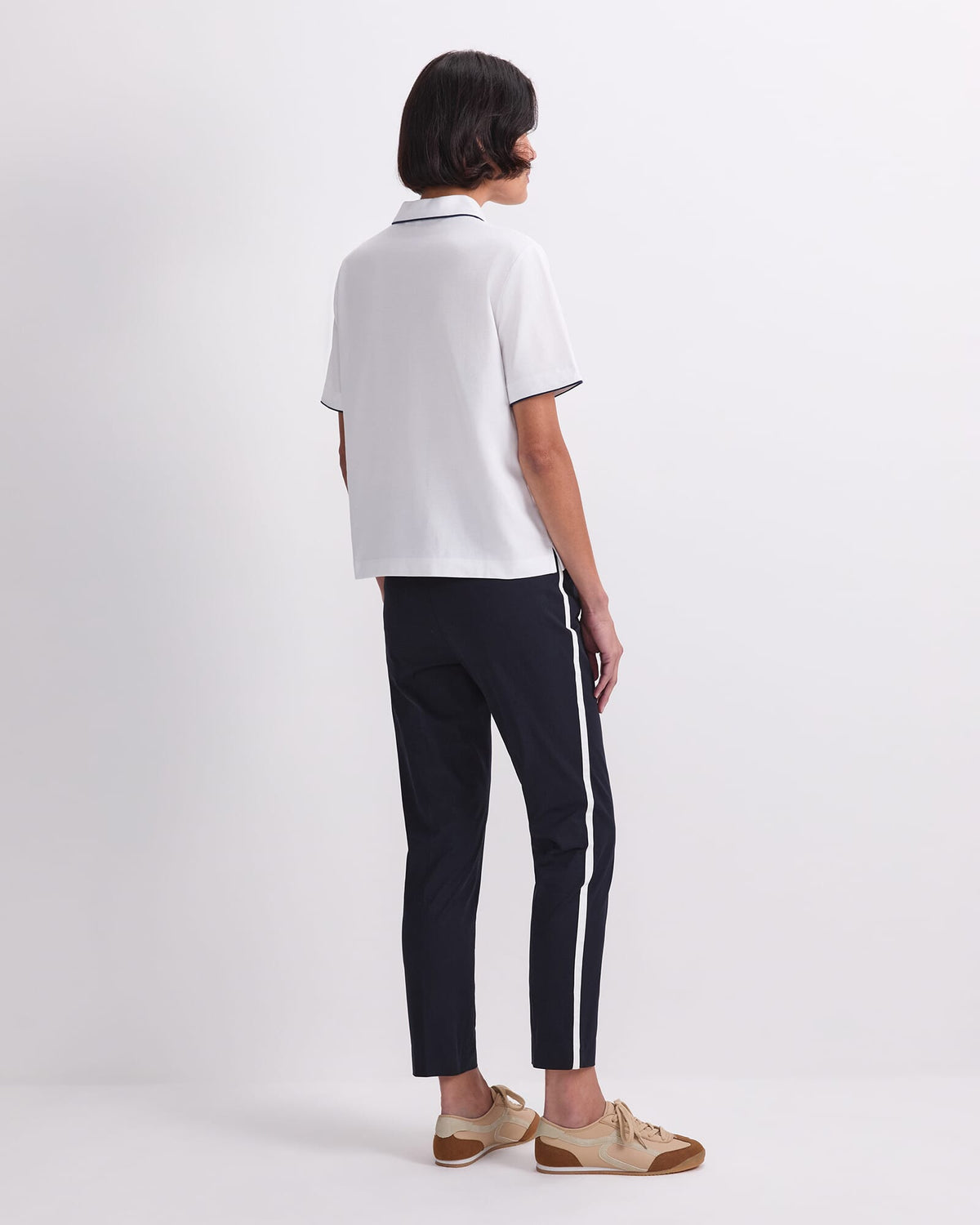 Tara Tipped Pique Polo