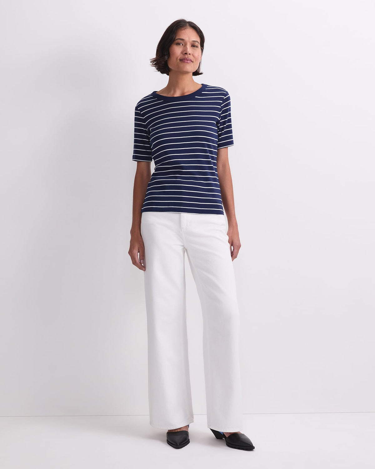 Heidi Stripe Short Sleeve Tee
