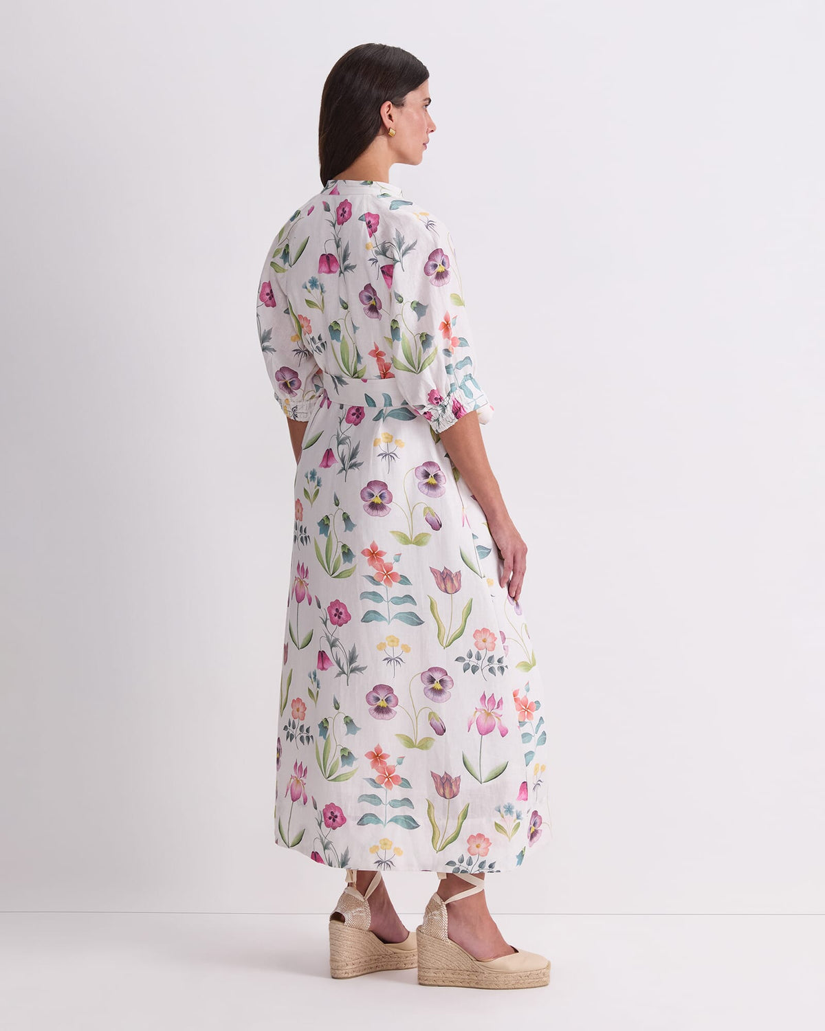 Floral Majesty Liberty Midi Dress