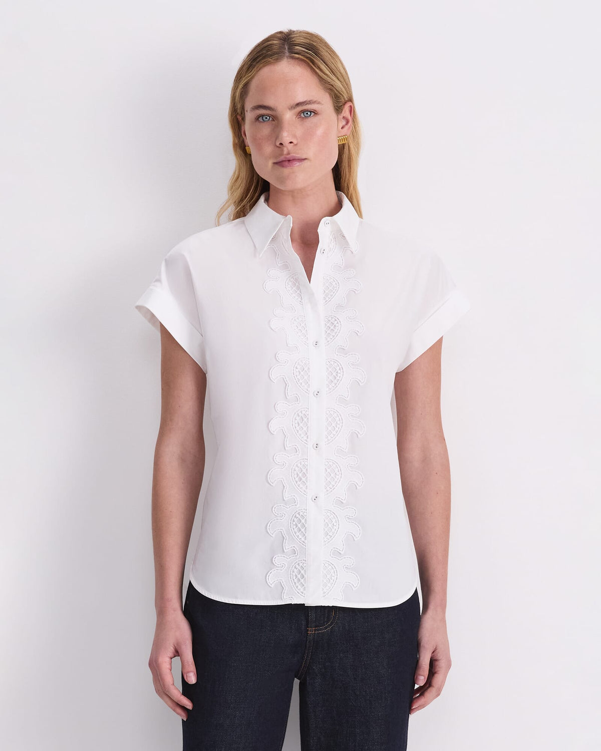Zelda Lace Trim Shirt