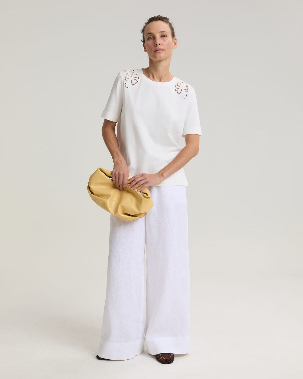 Paloma Cotton Broderie Tee