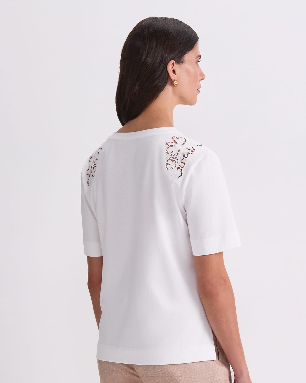 Paloma Cotton Broderie Tee