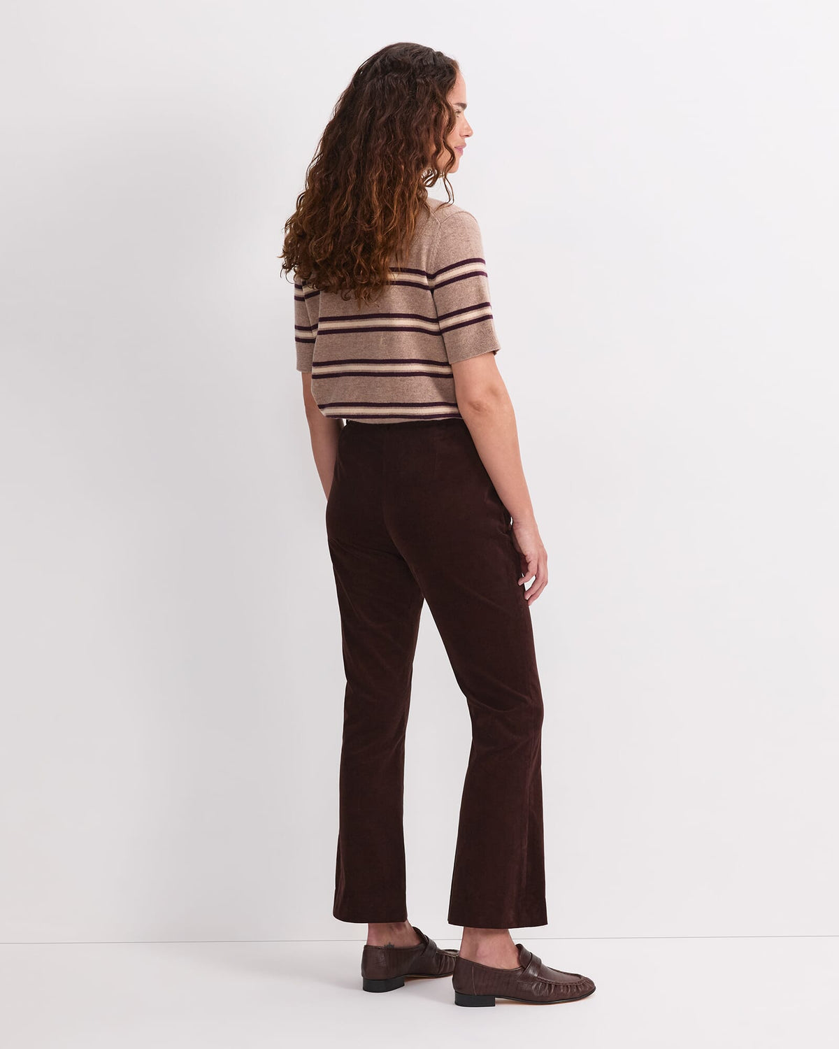 Thea Kick Flare Velvet Pant