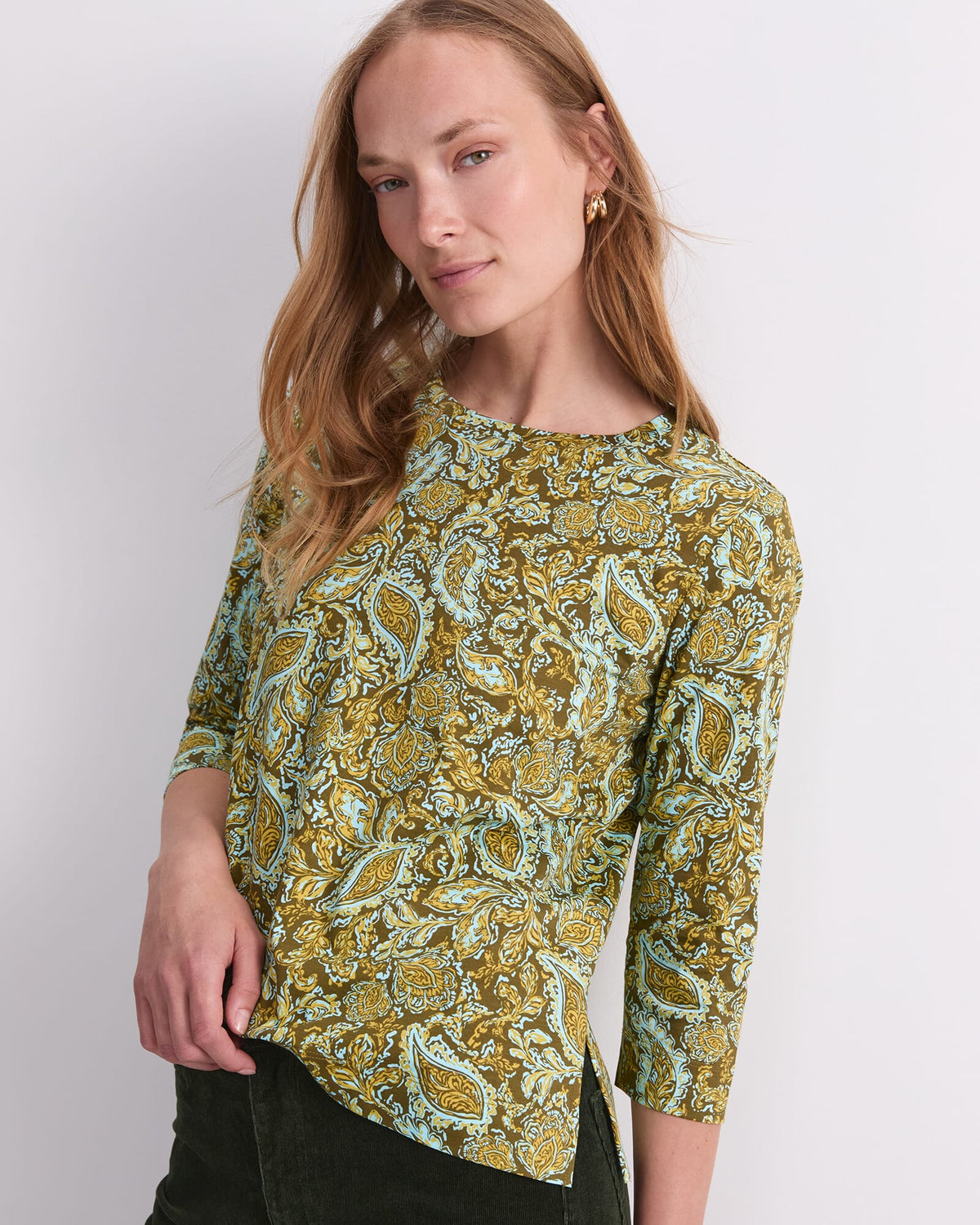 Paisley Mercerised Tee