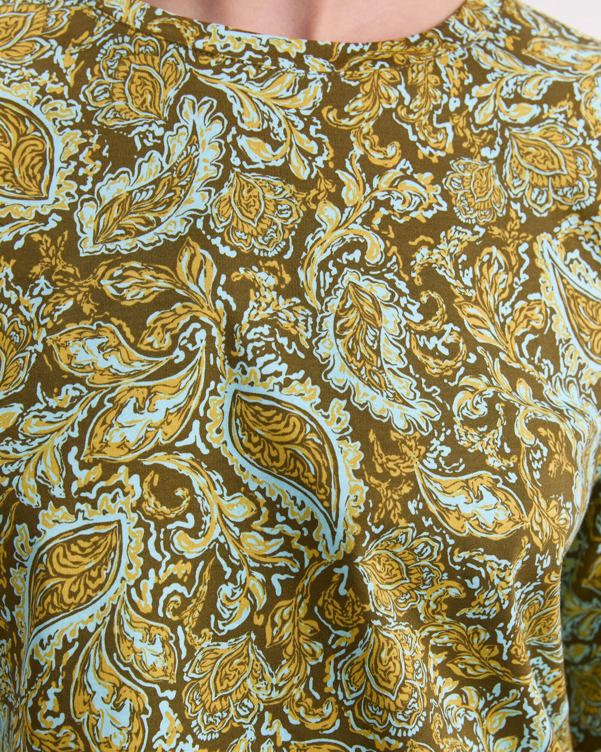 Paisley Mercerised Tee