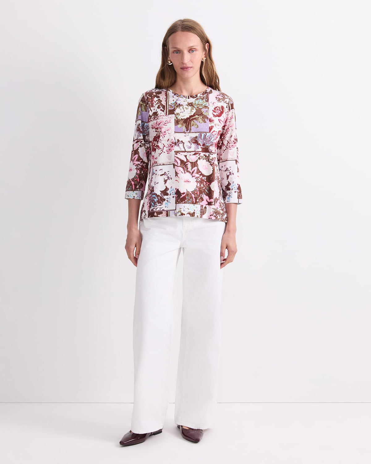 Tapestry Print Mercerised Tee