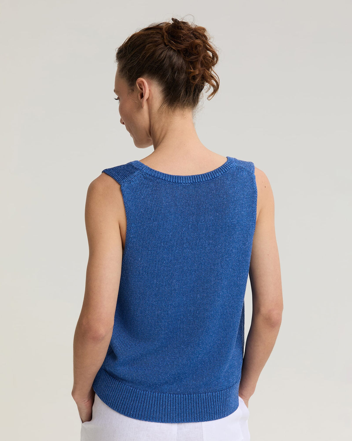 Linen Blend Singlet